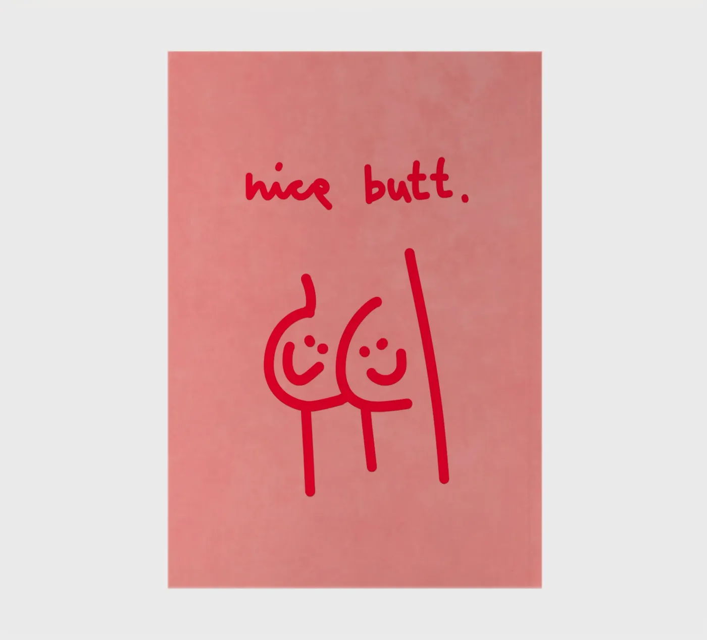nice butt comic notebook by Illustration Raissa Oltmanns