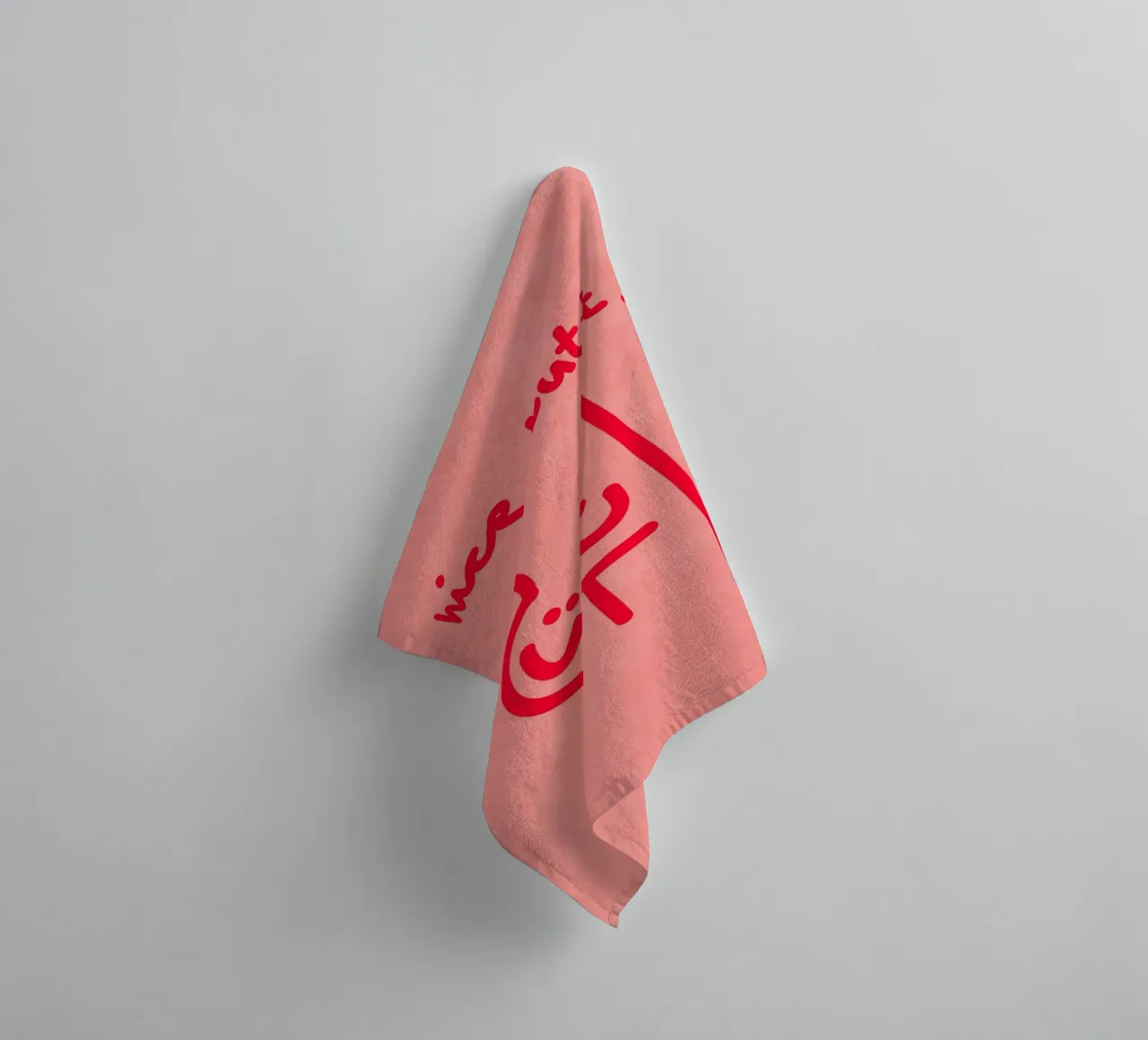 nice butt comic badhanddoek van Illustration Raissa Oltmanns