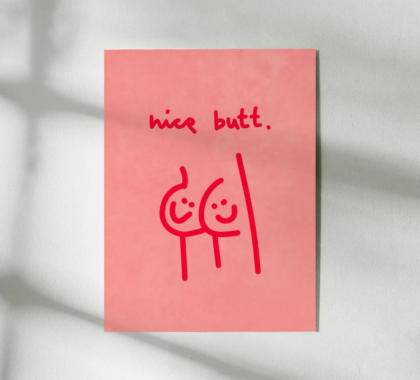 nice butt comic Acryl-Glas von Illustration Raissa Oltmanns