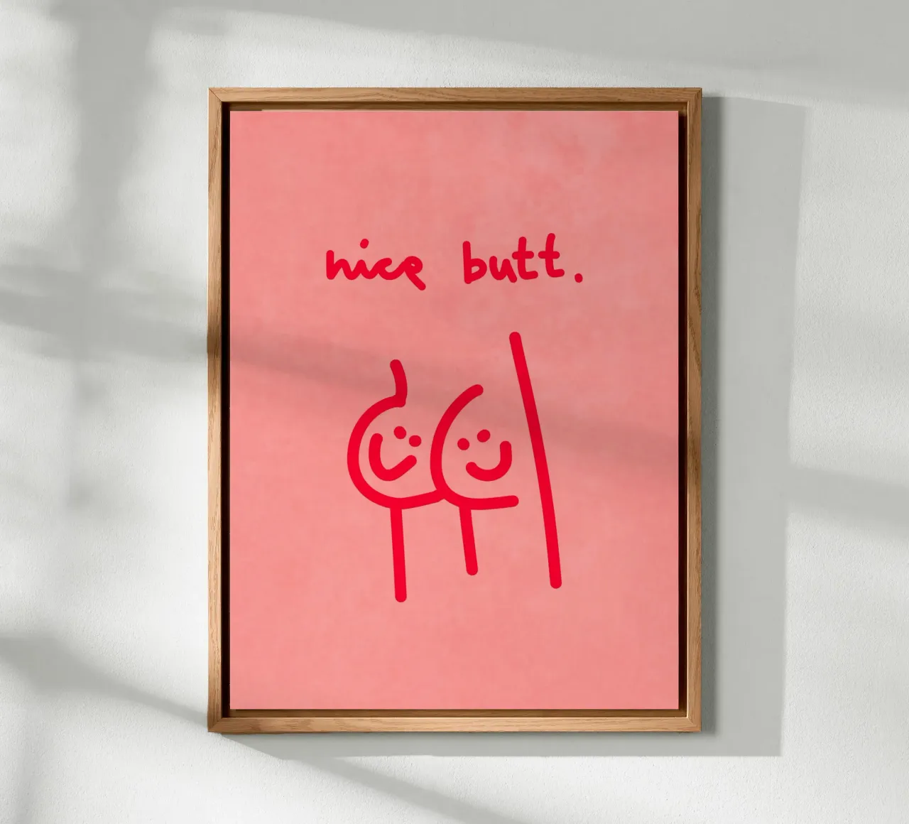 nice butt comic alluminio dibond da Illustration Raissa Oltmanns