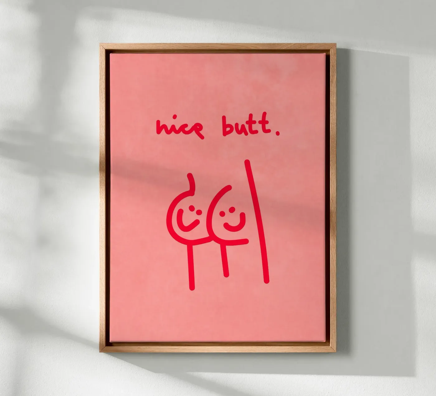 nice butt comic tela da Illustration Raissa Oltmanns