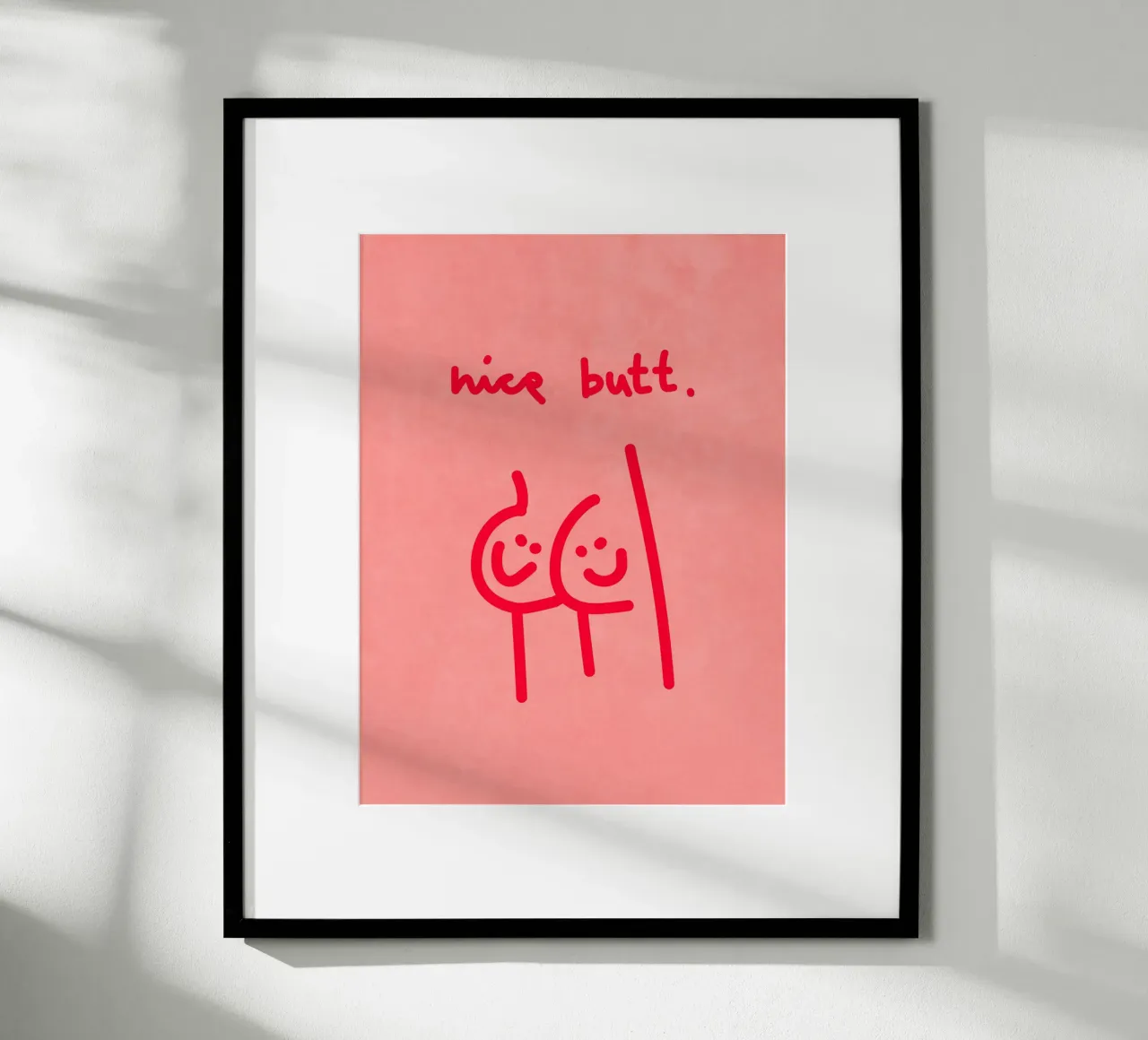 nice butt comic poster da Illustration Raissa Oltmanns