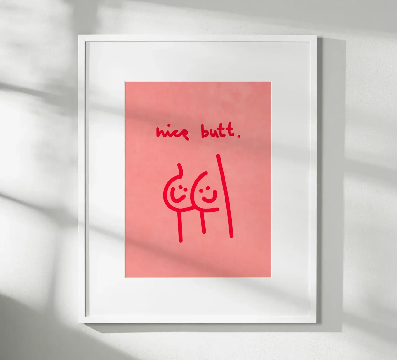 nice butt comic poster da Illustration Raissa Oltmanns