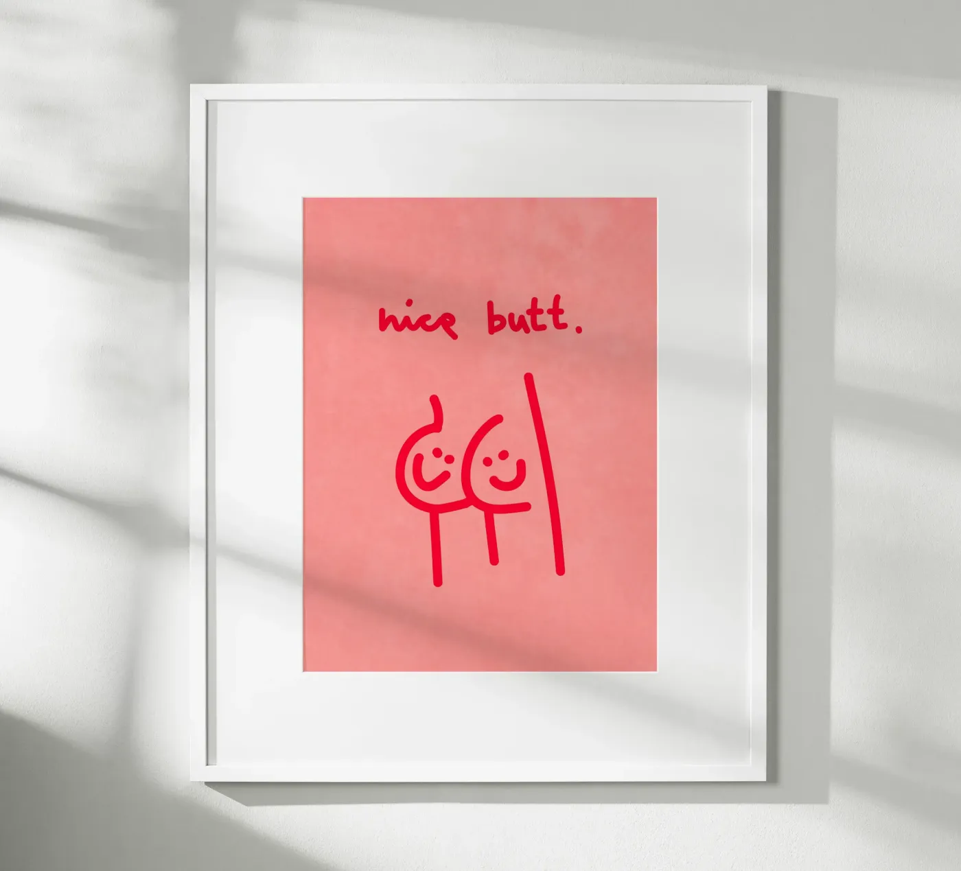 nice butt comic poster da Illustration Raissa Oltmanns