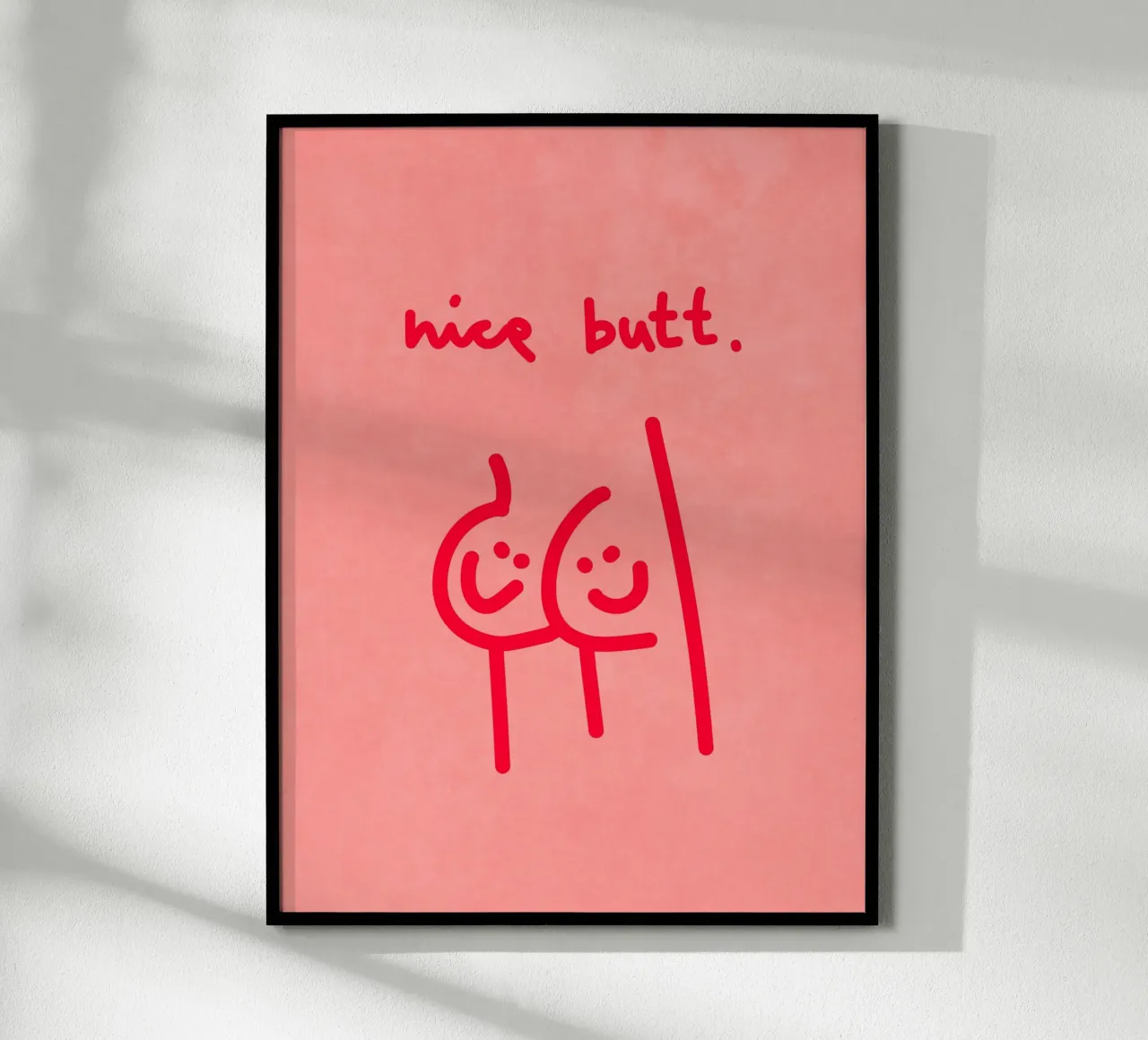 nice butt comic poster da Illustration Raissa Oltmanns