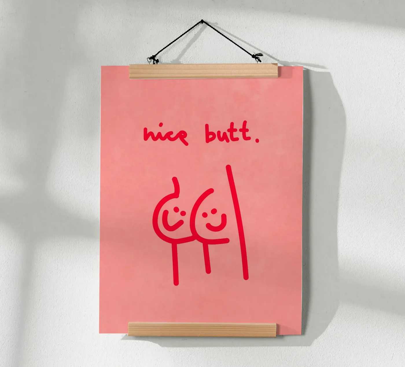 nice butt comic poster da Illustration Raissa Oltmanns
