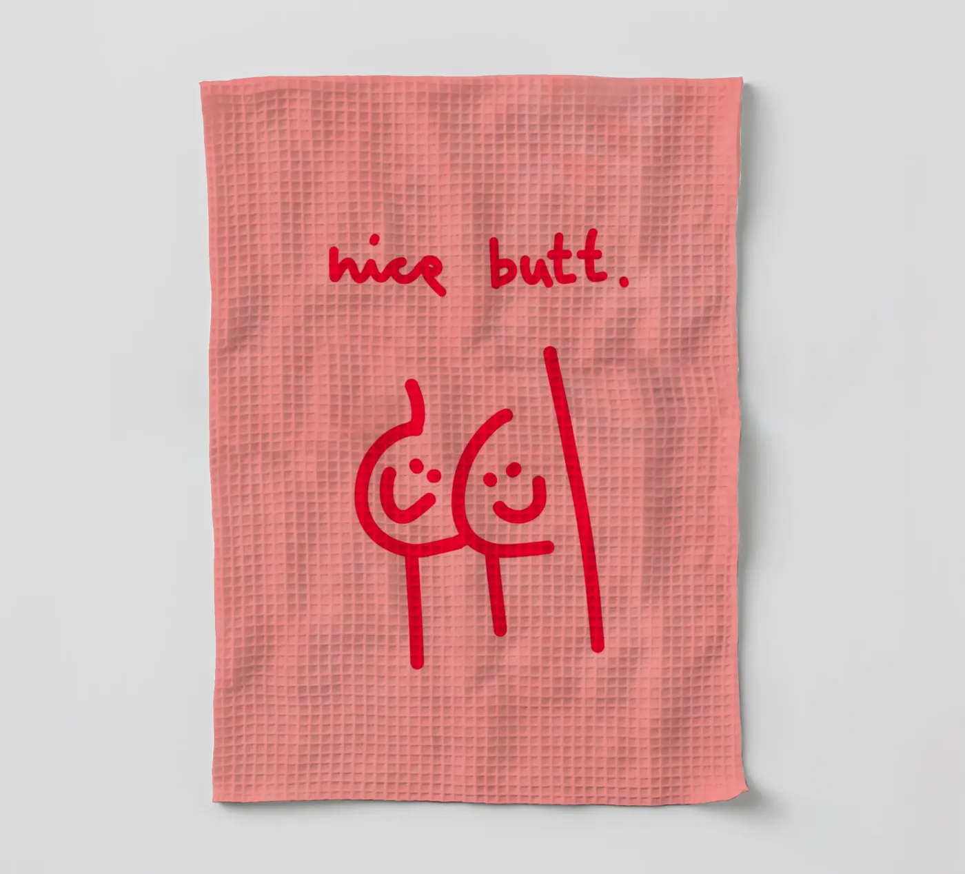 nice butt comic torchon de Illustration Raissa Oltmanns