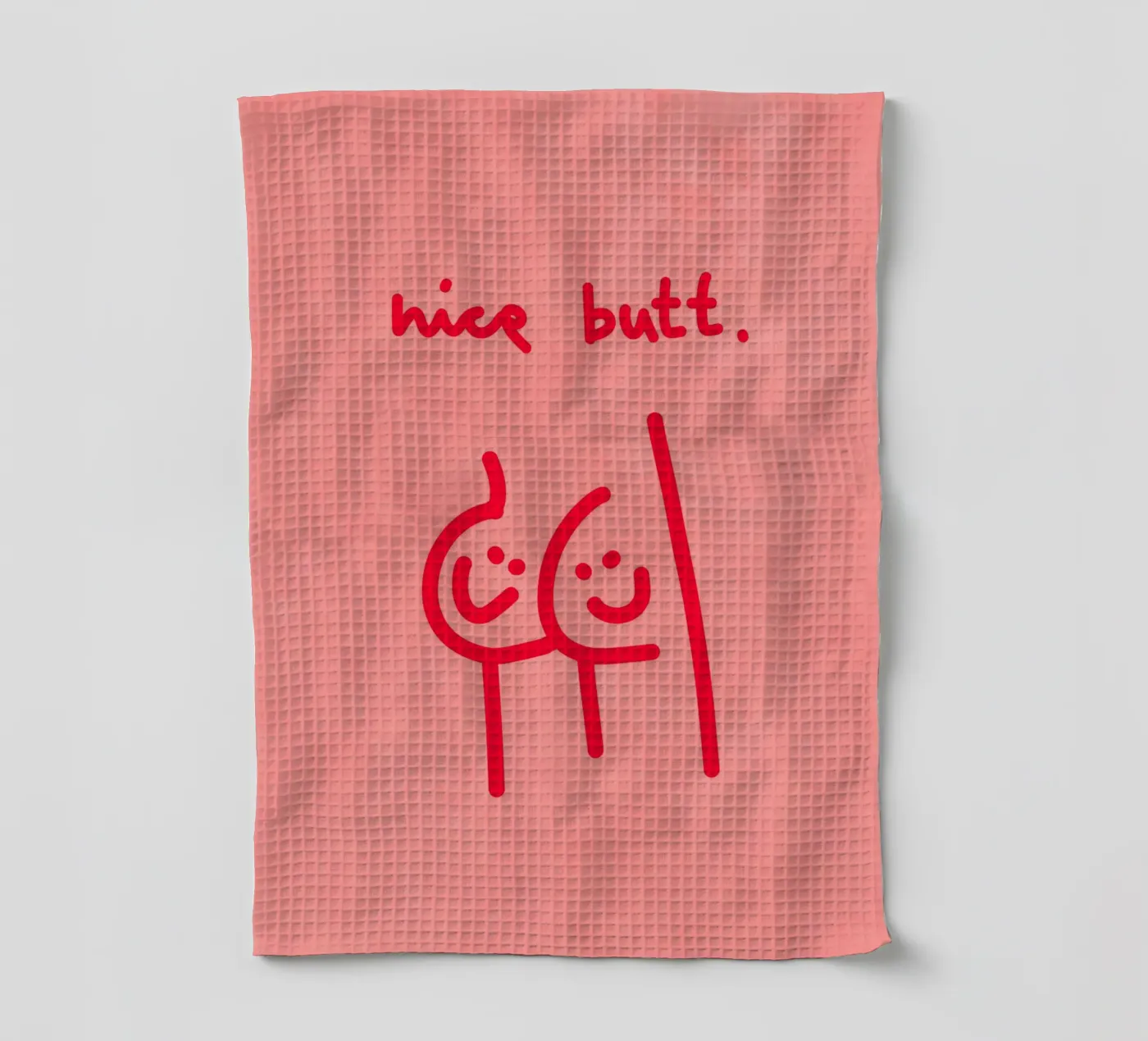 nice butt comic torchon de Illustration Raissa Oltmanns