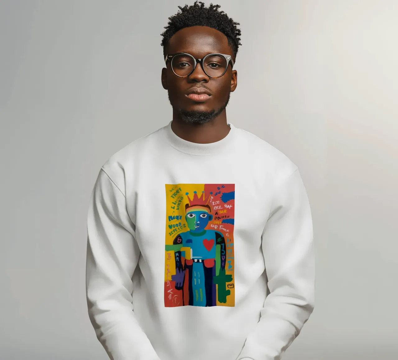 Robot cuore reale felpa da Muse Fragments