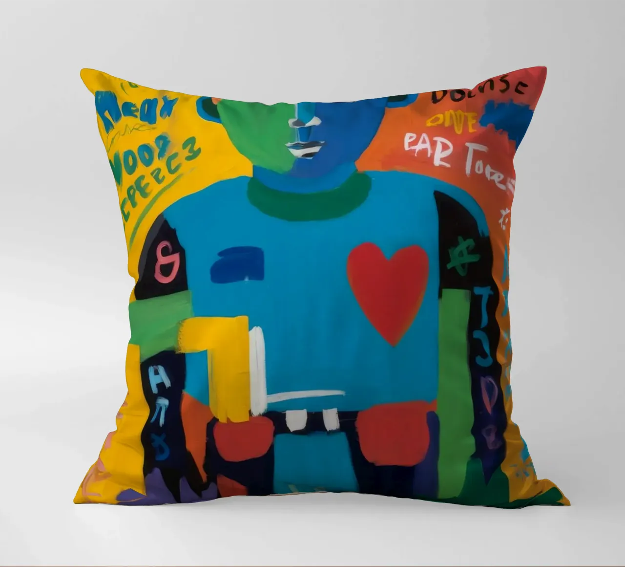 Robot cuore reale cuscino da Muse Fragments