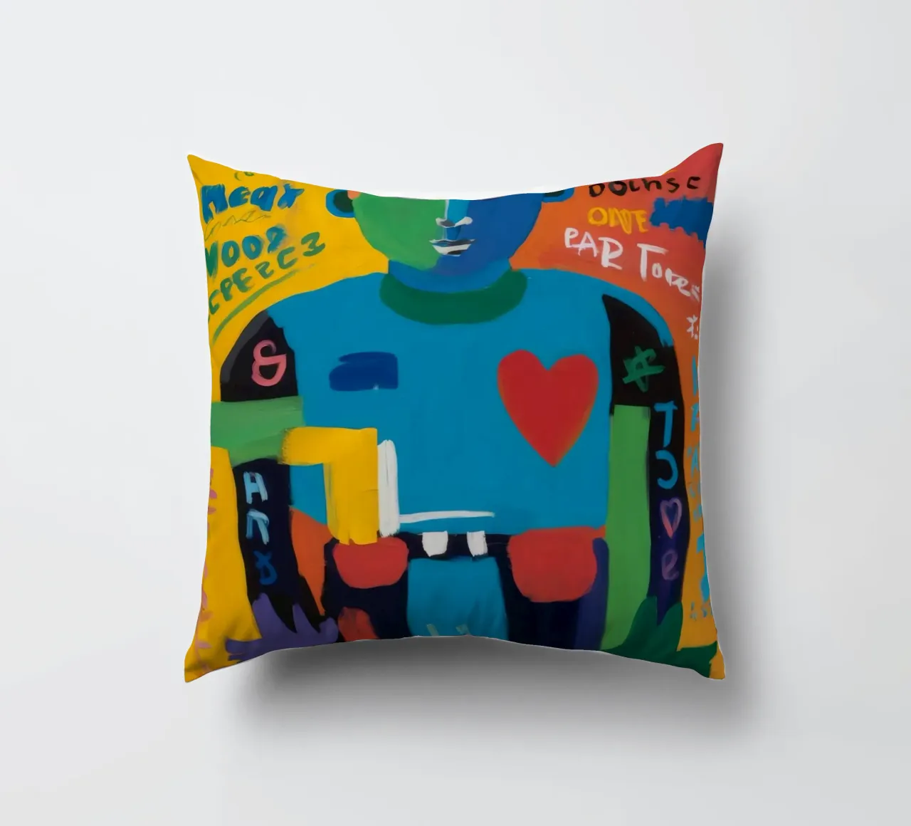 Robot cuore reale cuscino da Muse Fragments