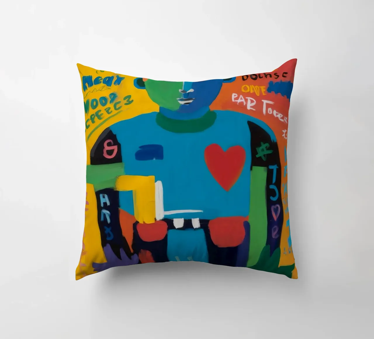 Robot cuore reale cuscino da Muse Fragments