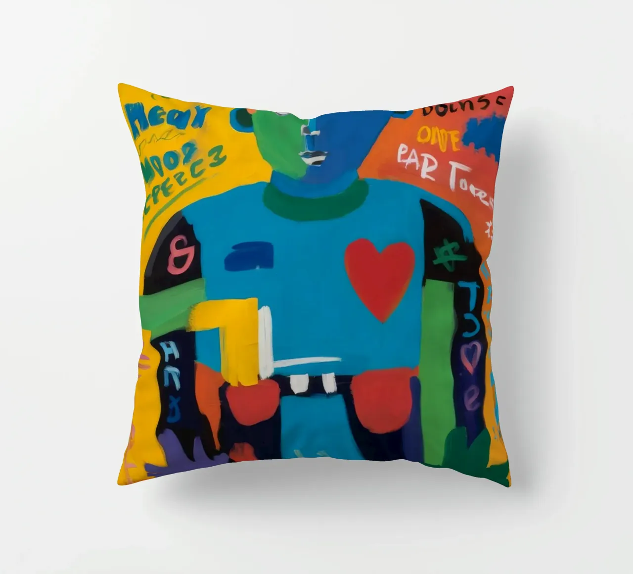 Robot cuore reale cuscino da Muse Fragments