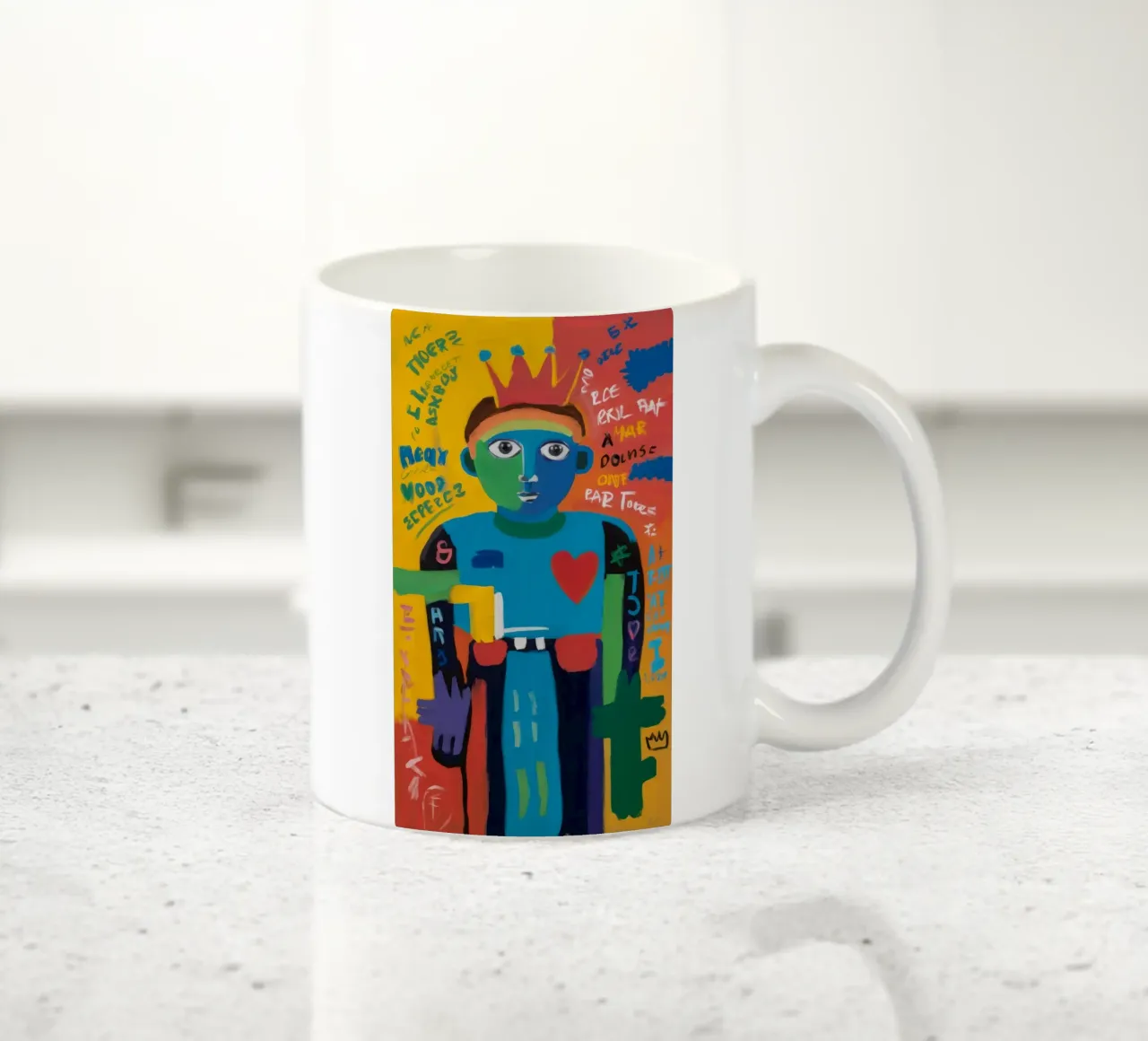 Robot cuore reale tazza in ceramica da Muse Fragments
