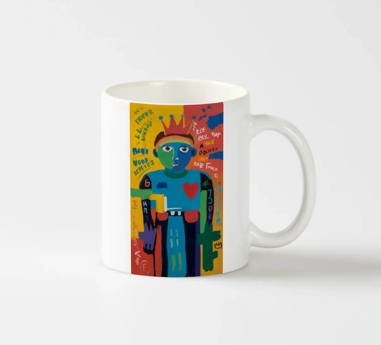 Robot cuore reale tazza in ceramica da Muse Fragments