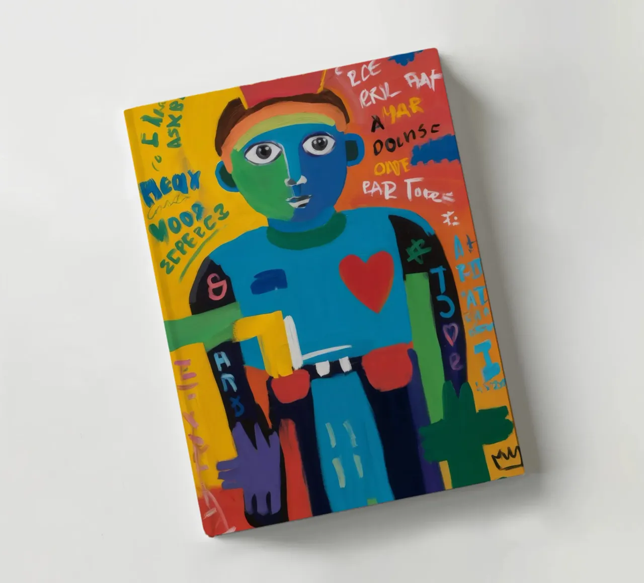 Royal Heart Robot notebook by Muse Fragments
