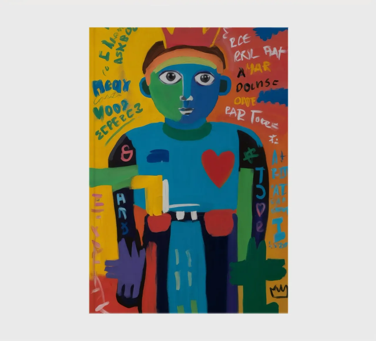Royal Heart Robot notebook by Muse Fragments