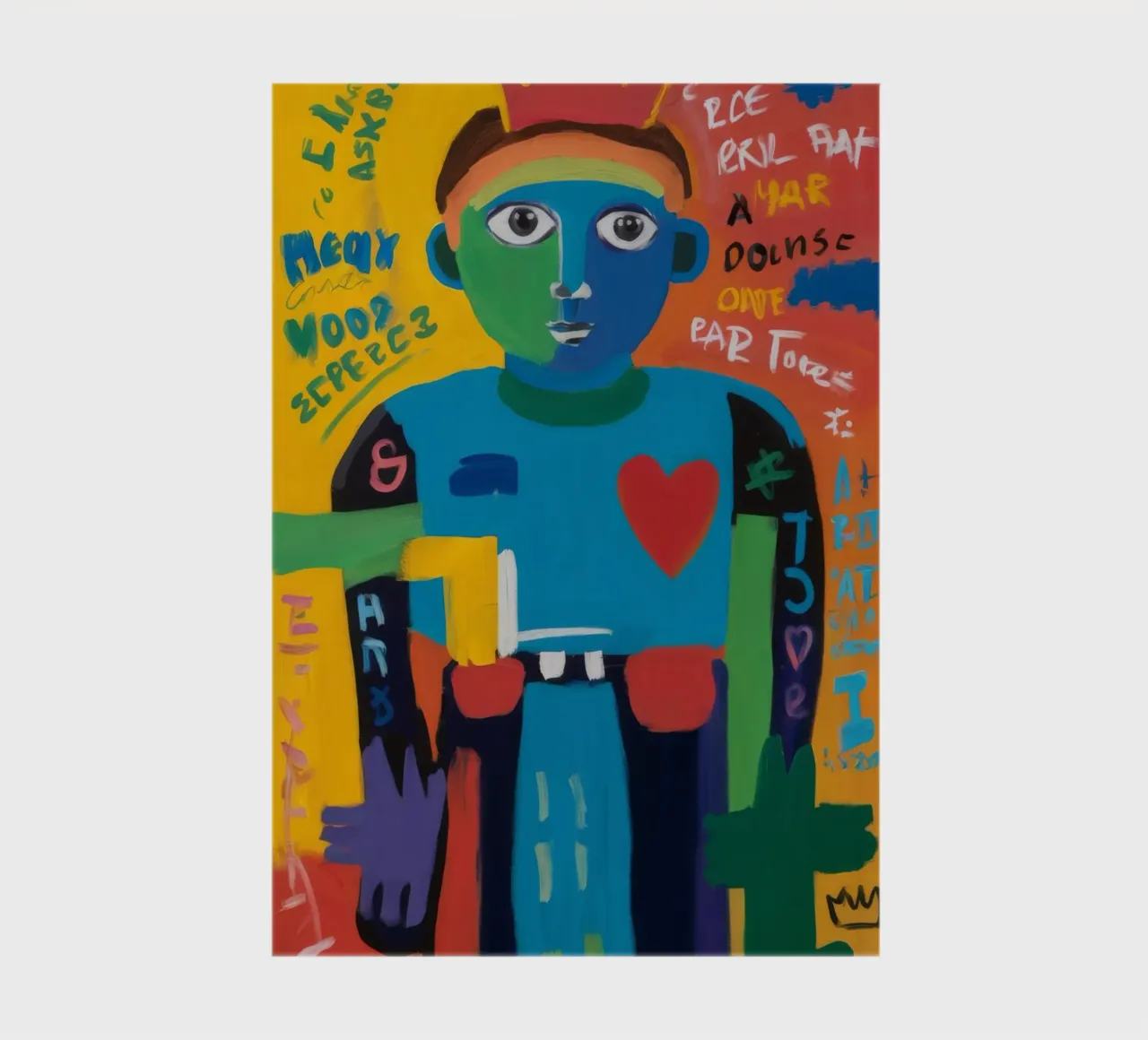 Royal Heart Robot notebook by Muse Fragments