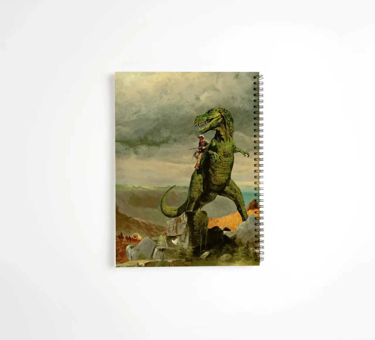 T Rexas Ranger spiral notebook by Jason Brueck