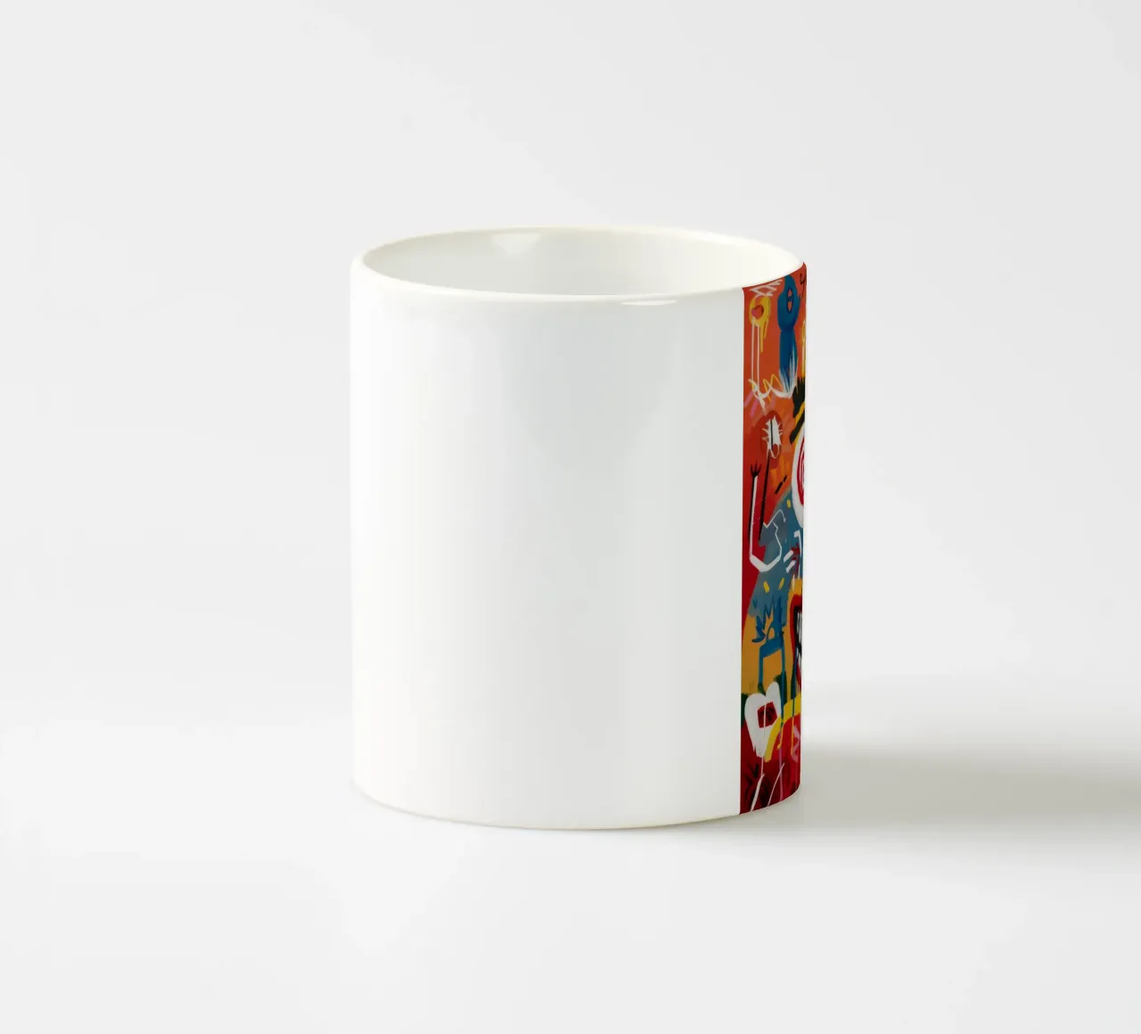 Viso ipnotico sorridente tazza in ceramica da Muse Fragments