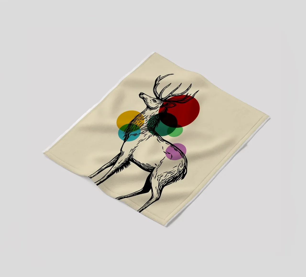 Forest Guardian fleece blanket by Indigo Rain