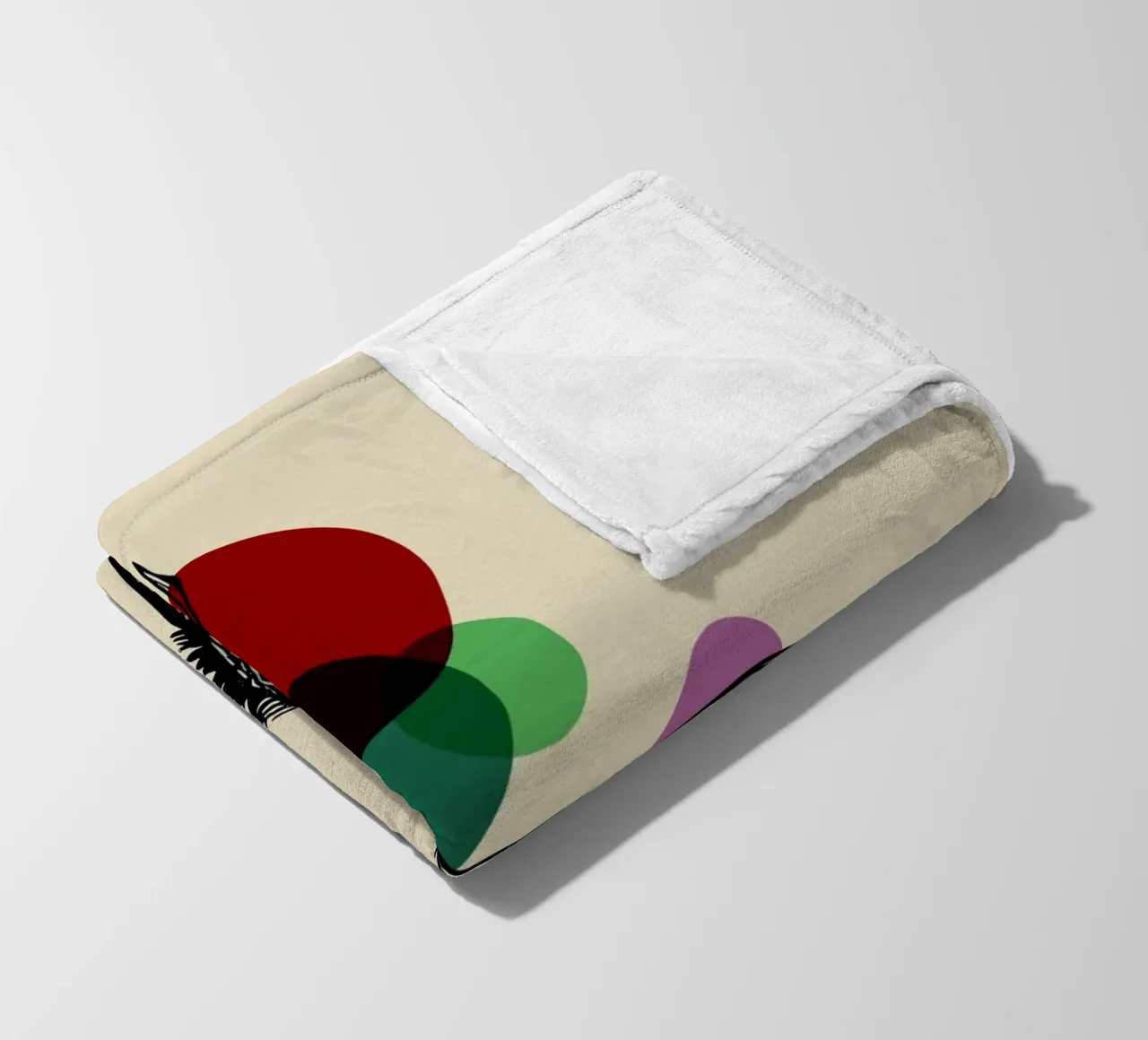 Forest Guardian fleece blanket by Indigo Rain