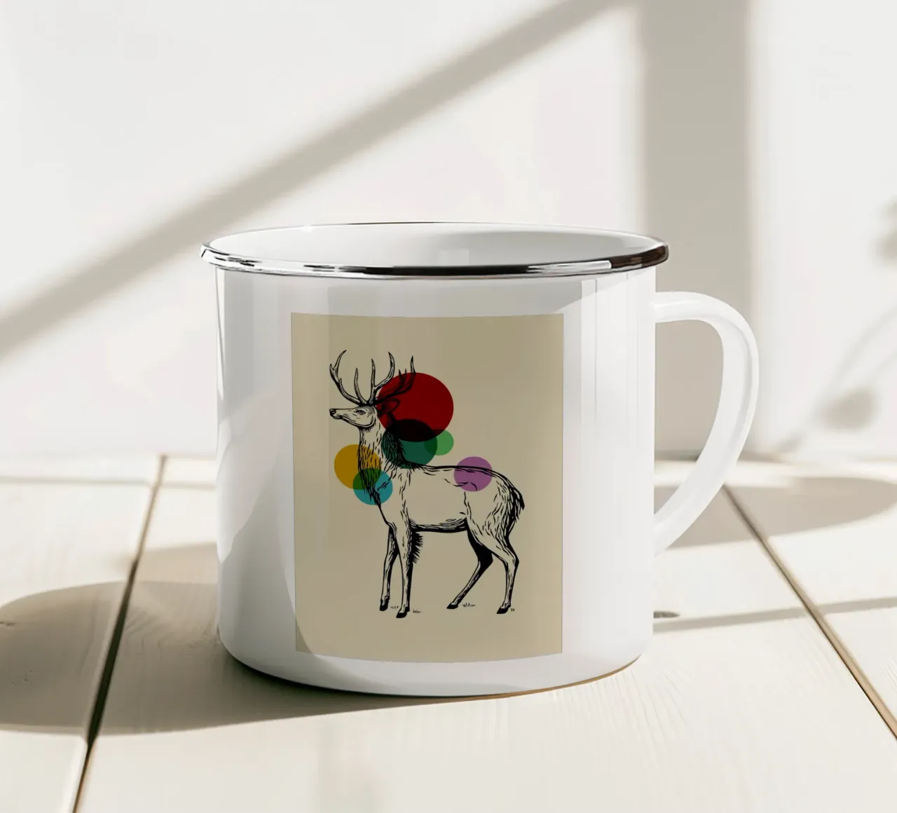 Forest Guardian tazza in smalto da Indigo Rain