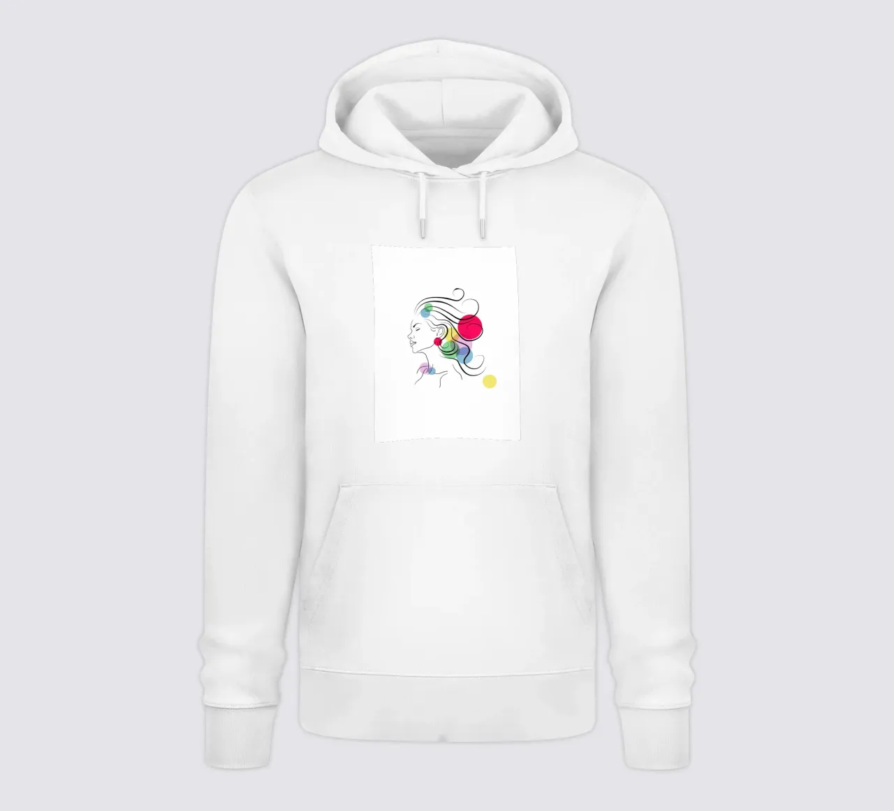 She Speaks in Color felpa con cappuccio da Indigo Rain