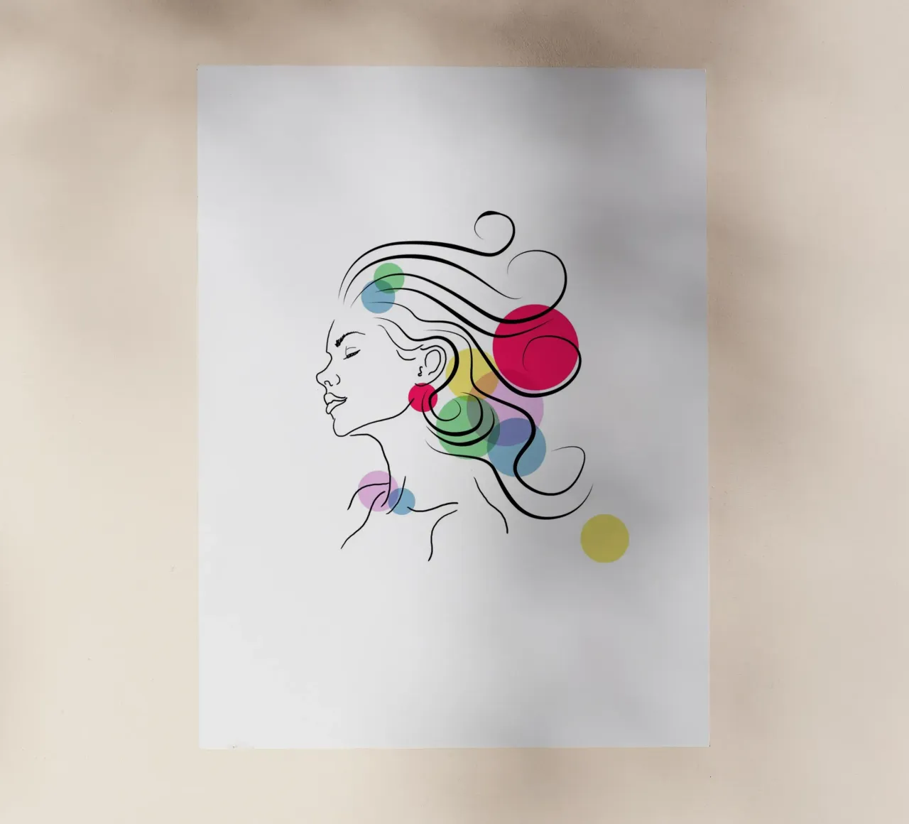 She Speaks in Color pellicola backlit da Indigo Rain