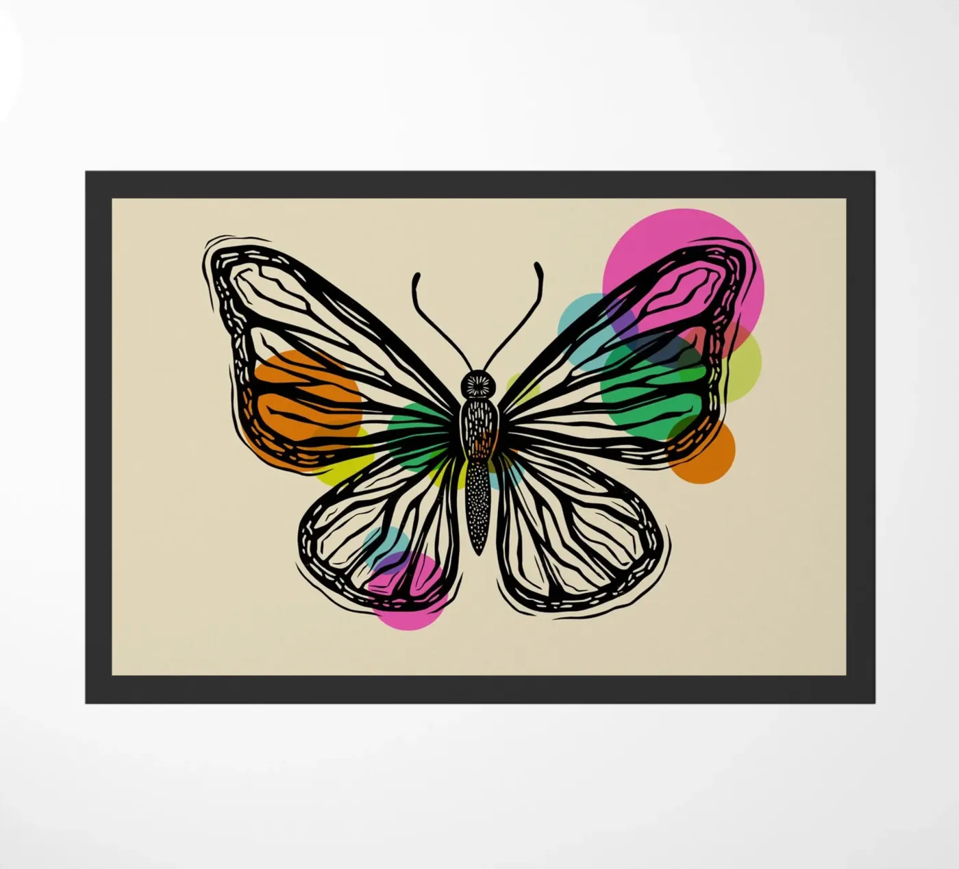 Metamorphosis doormat by Indigo Rain