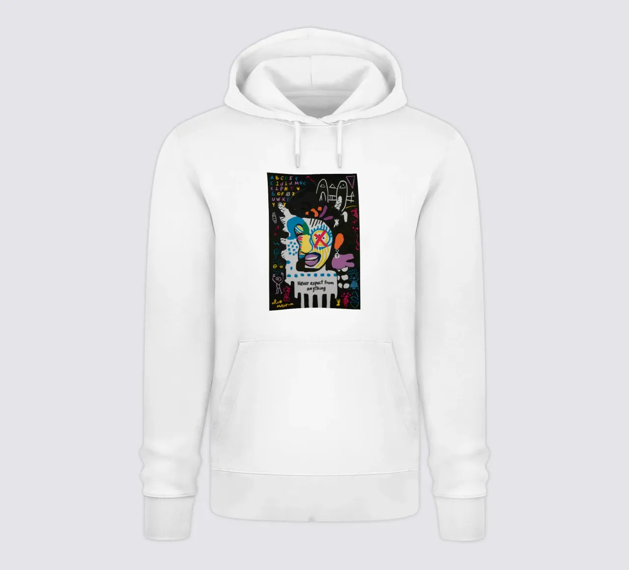 Non aspettatevi nulla di astratto felpa con cappuccio da Muse Fragments