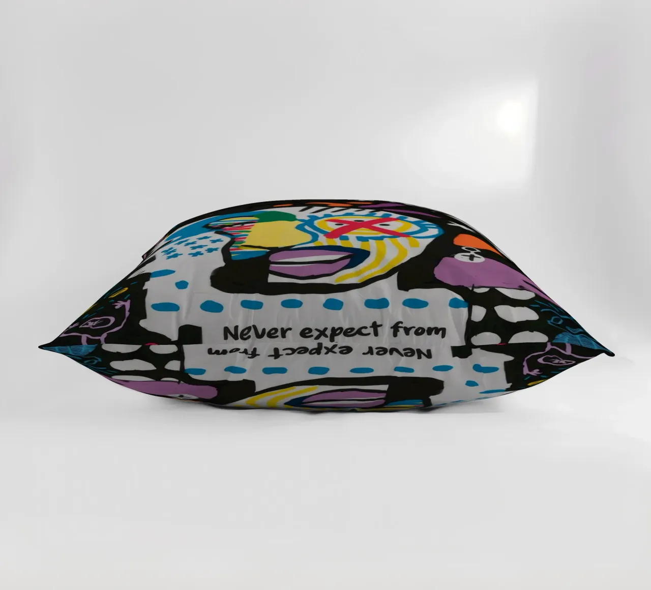 Non aspettatevi nulla di astratto cuscino da Muse Fragments