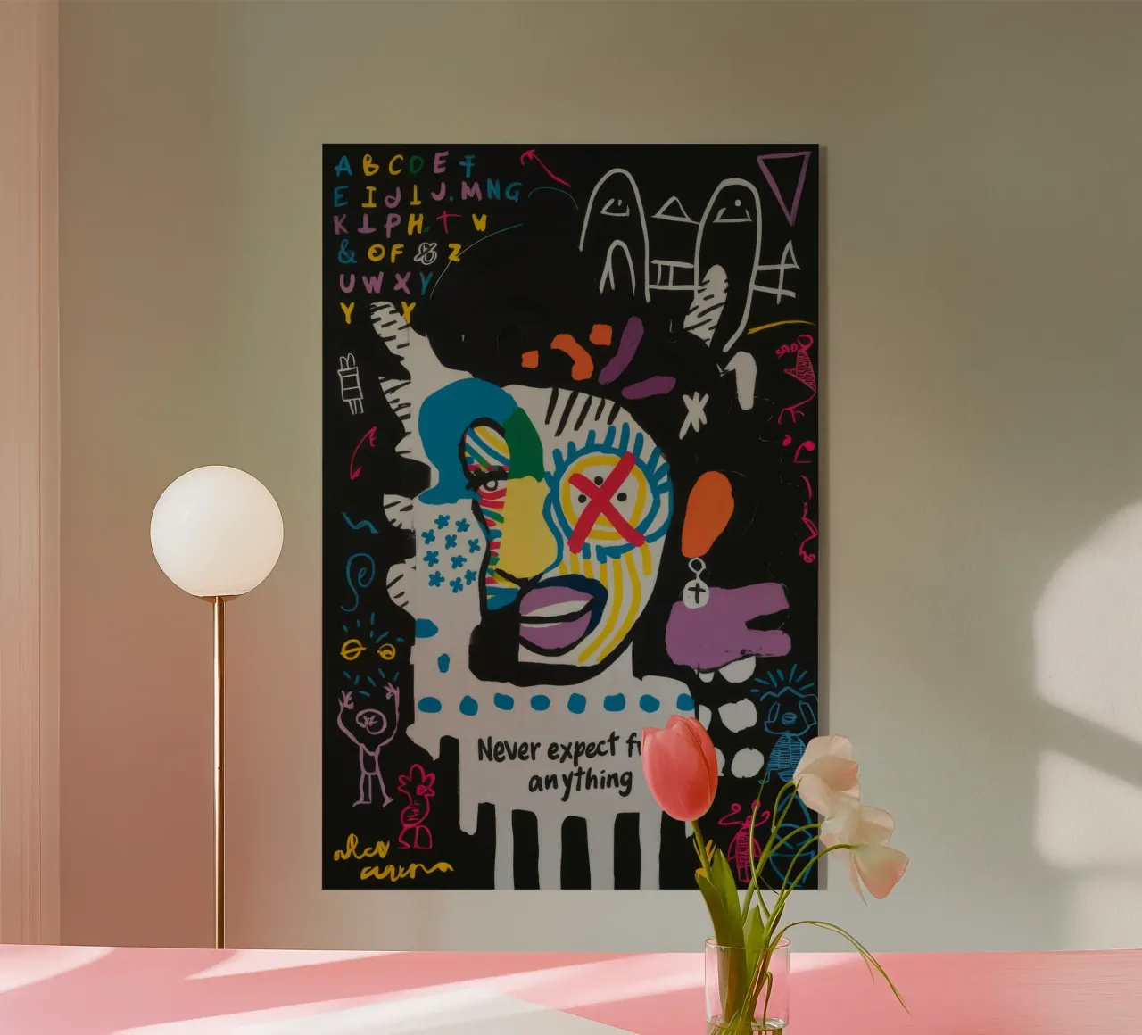 Erwarten Sie nichts Abstraktes Acryl-Glas von Muse Fragments