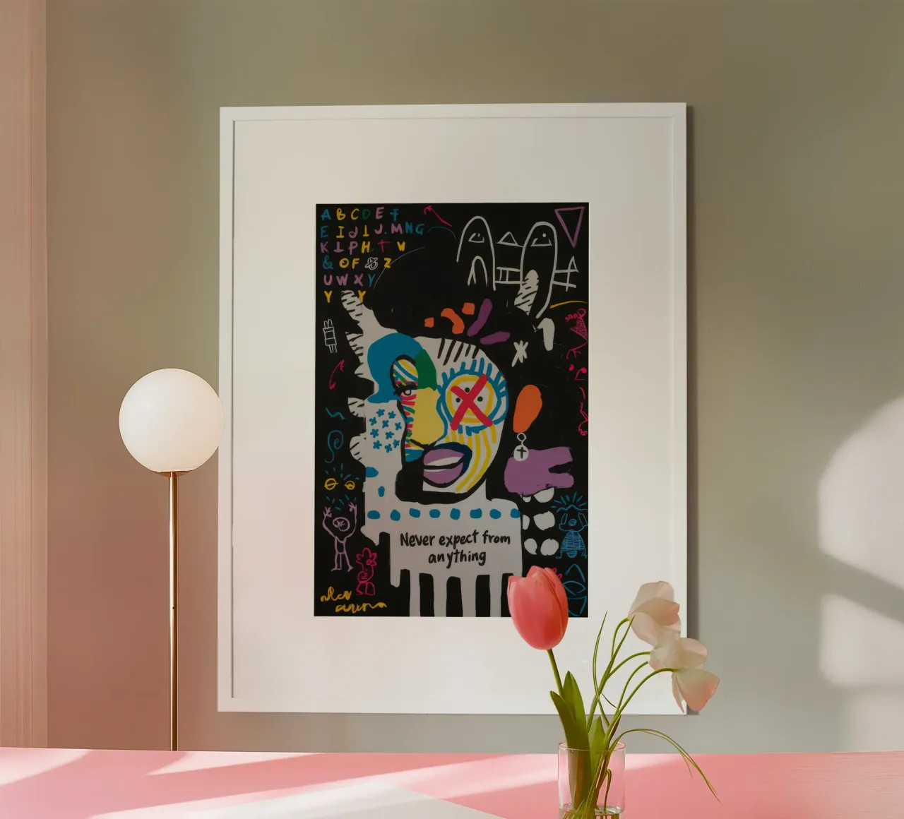 Non aspettatevi nulla di astratto carta hahnemühle da Muse Fragments