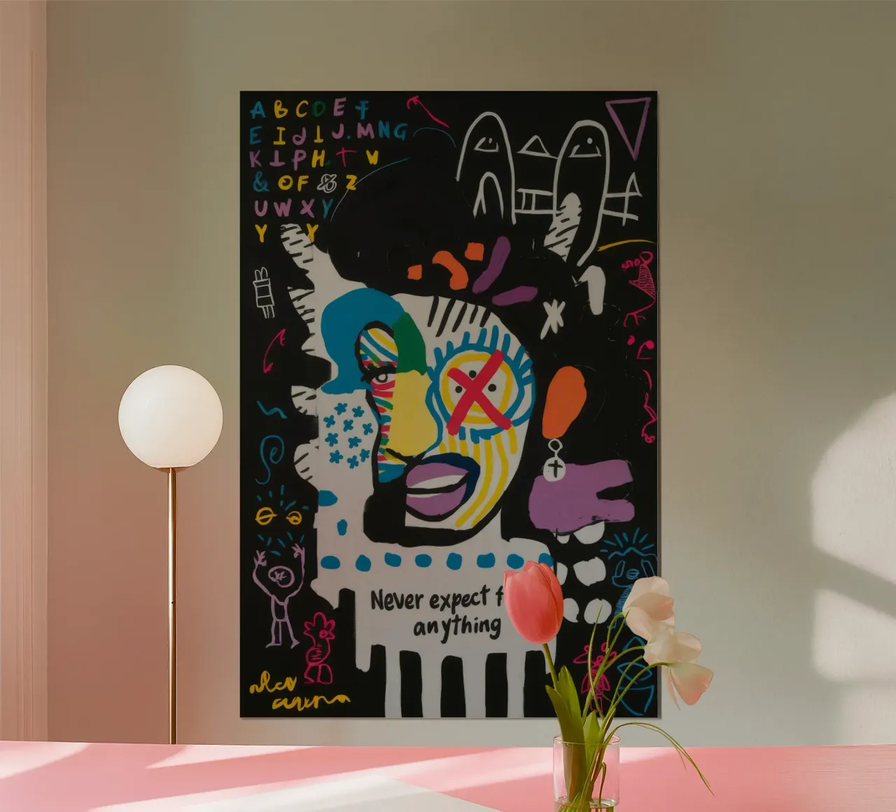 Non aspettatevi nulla di astratto carta hahnemühle da Muse Fragments