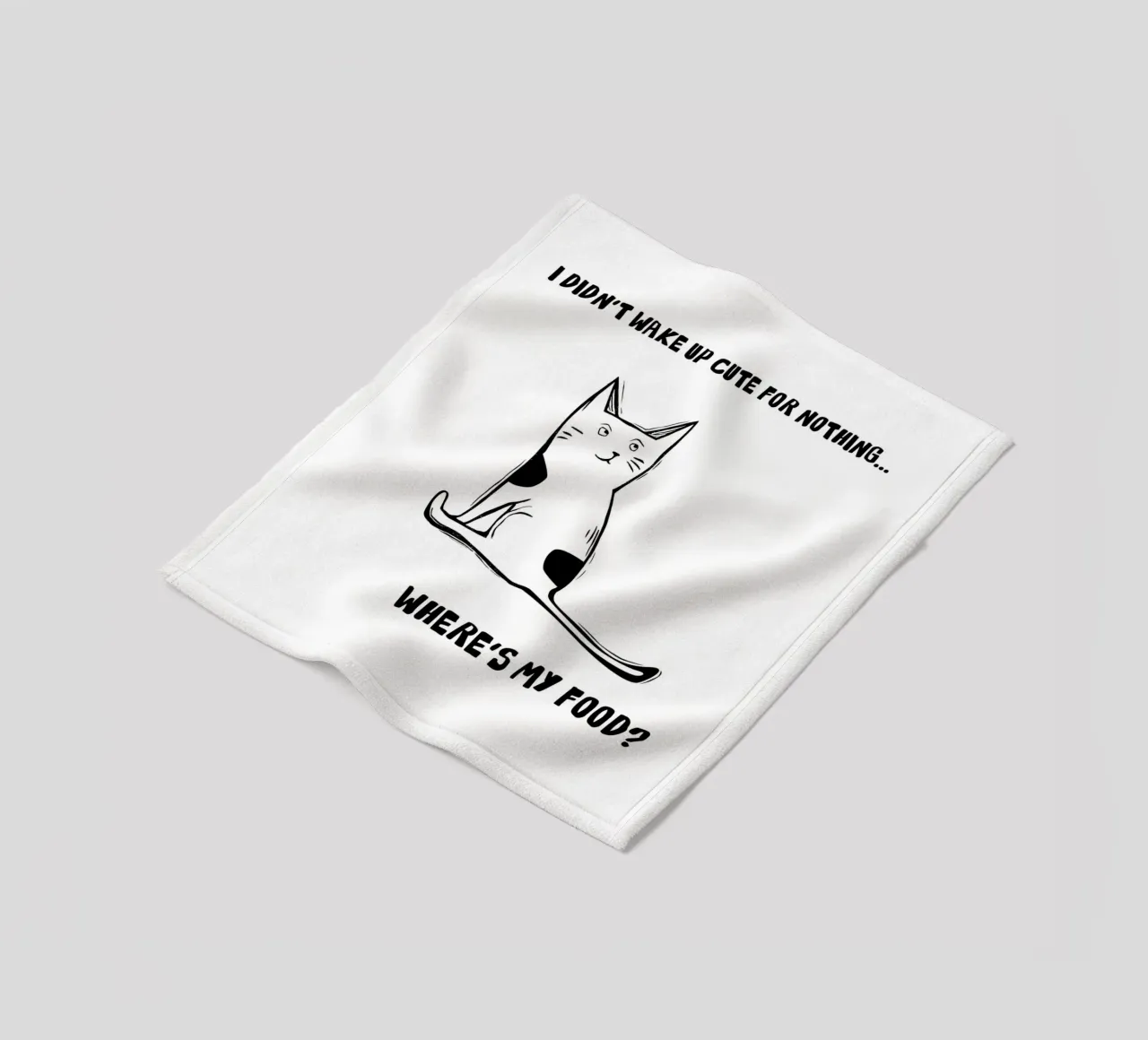 Where is my food? fleece blanket by Indigo Rain