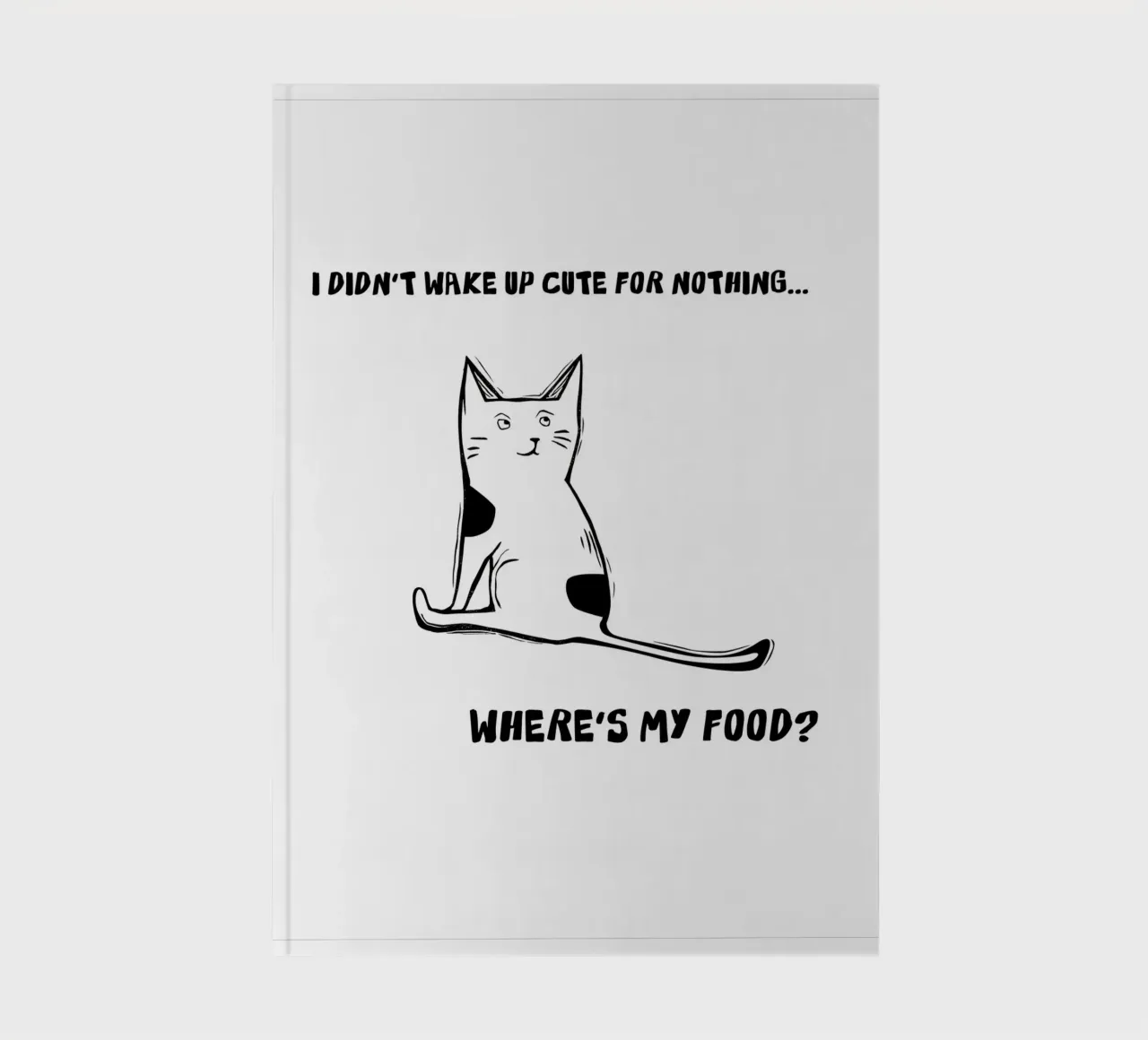 Where is my food? notebook by Indigo Rain