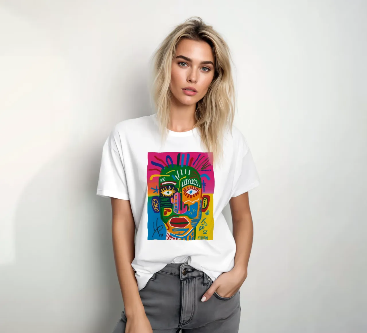 Testa coronata verde t-shirt da Muse Fragments