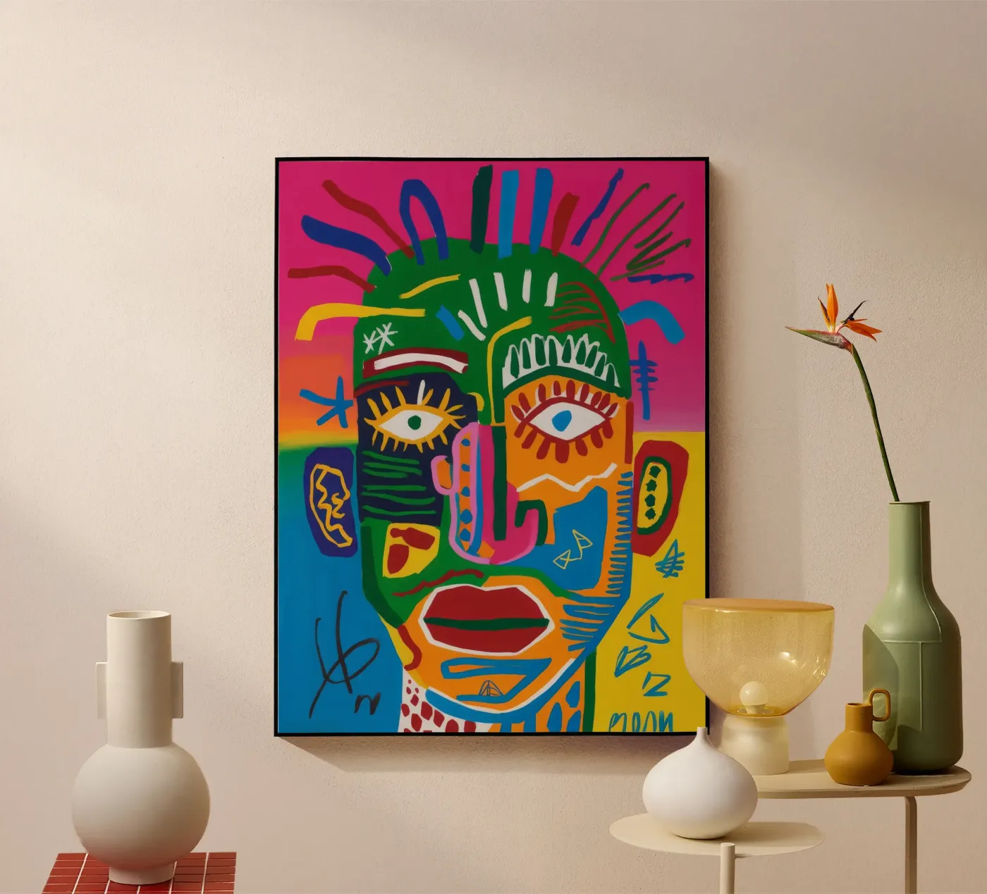 Green Crowned Head plexiglass da Muse Fragments