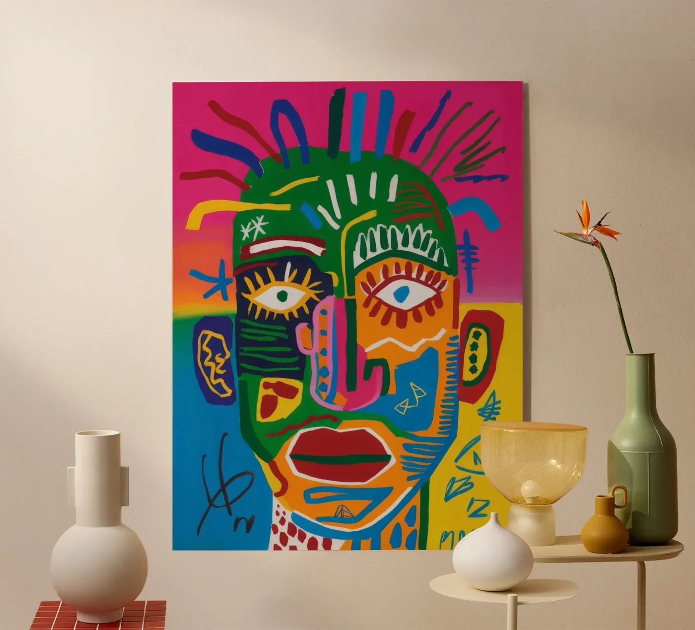 Green Crowned Head plexiglass da Muse Fragments