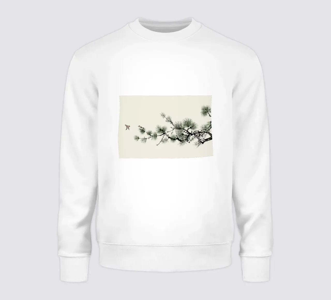 Birds and Pine felpa da Flora & Fauna