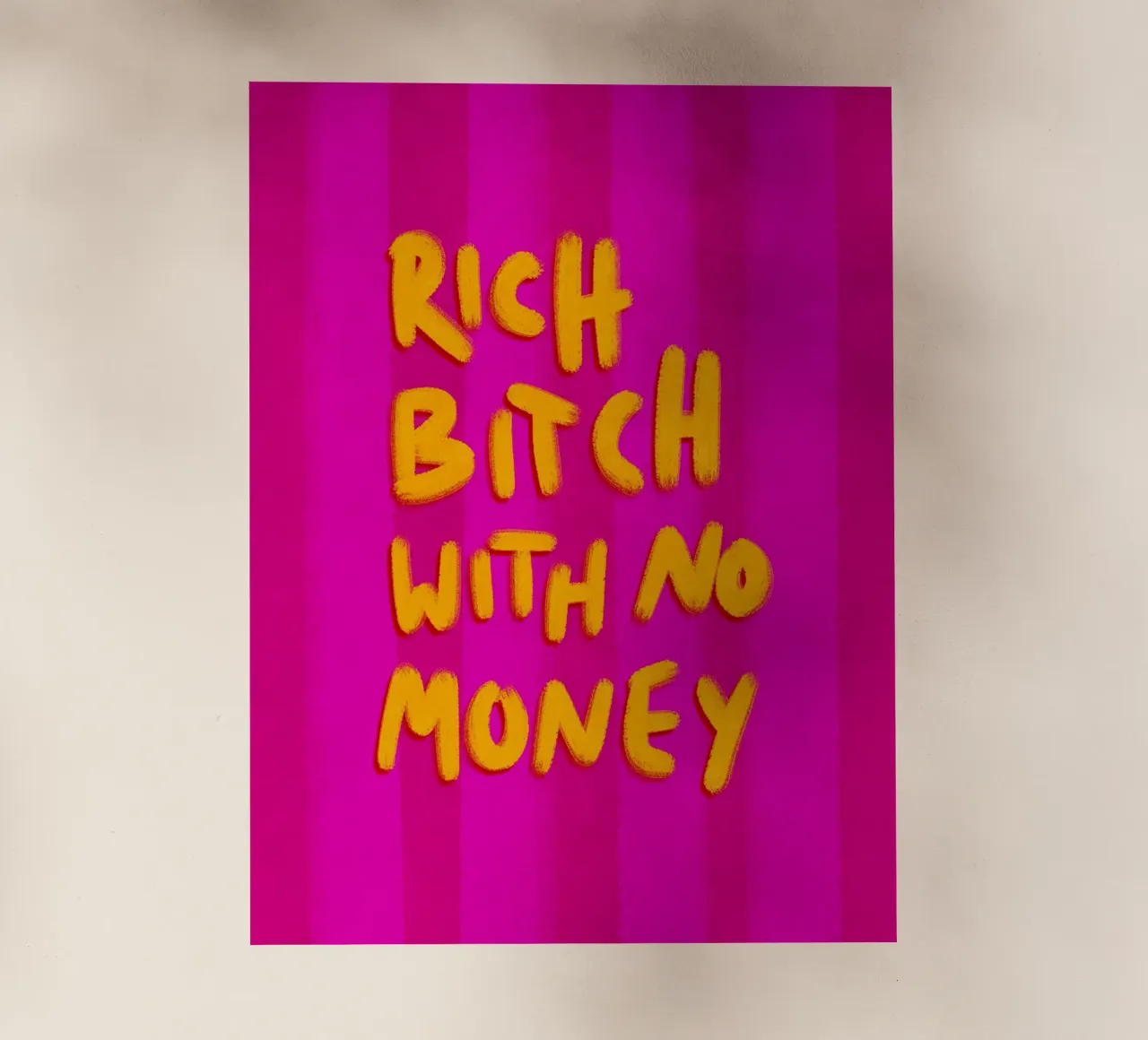 Rich, but no money pellicola backlit da Illustration Raissa Oltmanns