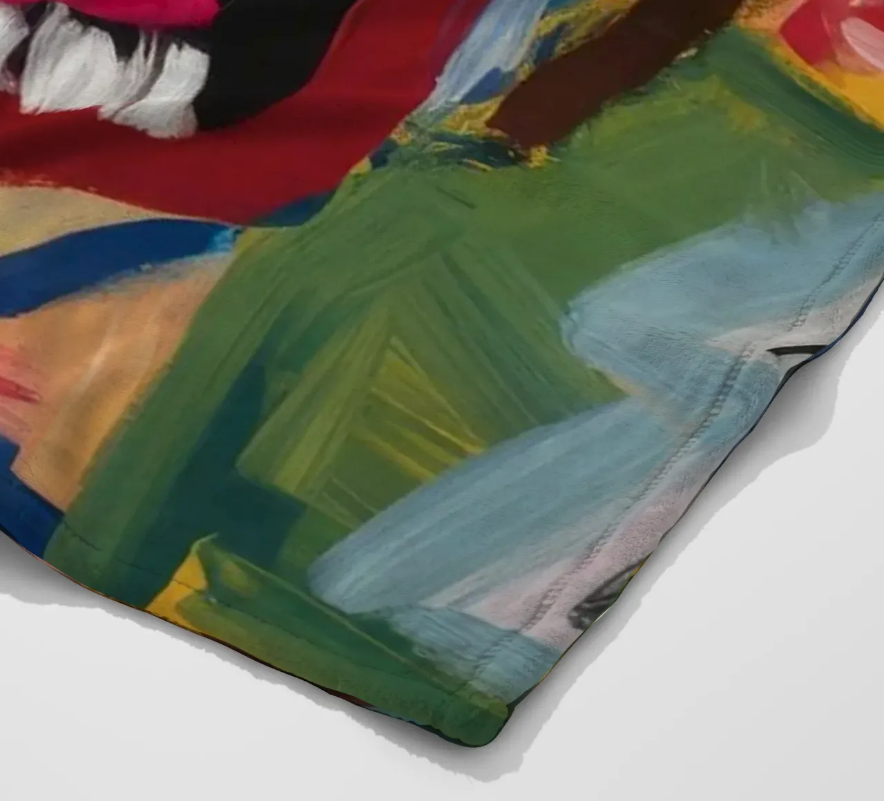 Ritratto di un paesaggio onirico surreale coperta in pile da Muse Fragments