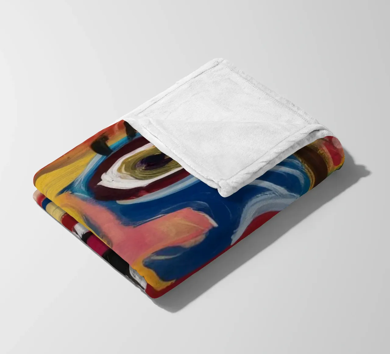 Ritratto di un paesaggio onirico surreale coperta in pile da Muse Fragments