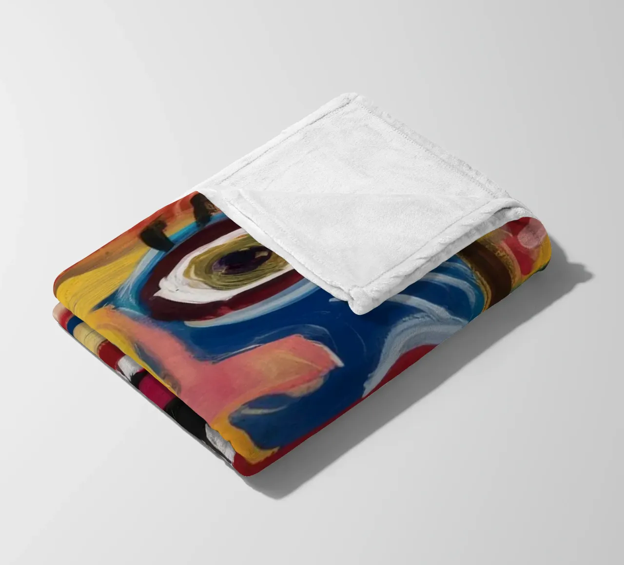 Ritratto di un paesaggio onirico surreale coperta in pile da Muse Fragments