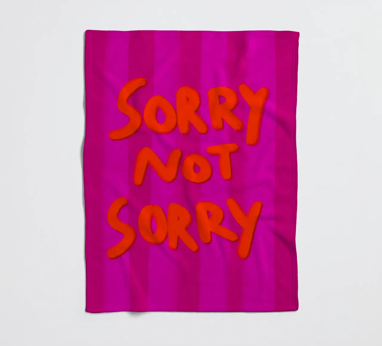 Sorry not Sorry coperta in pile da Illustration Raissa Oltmanns