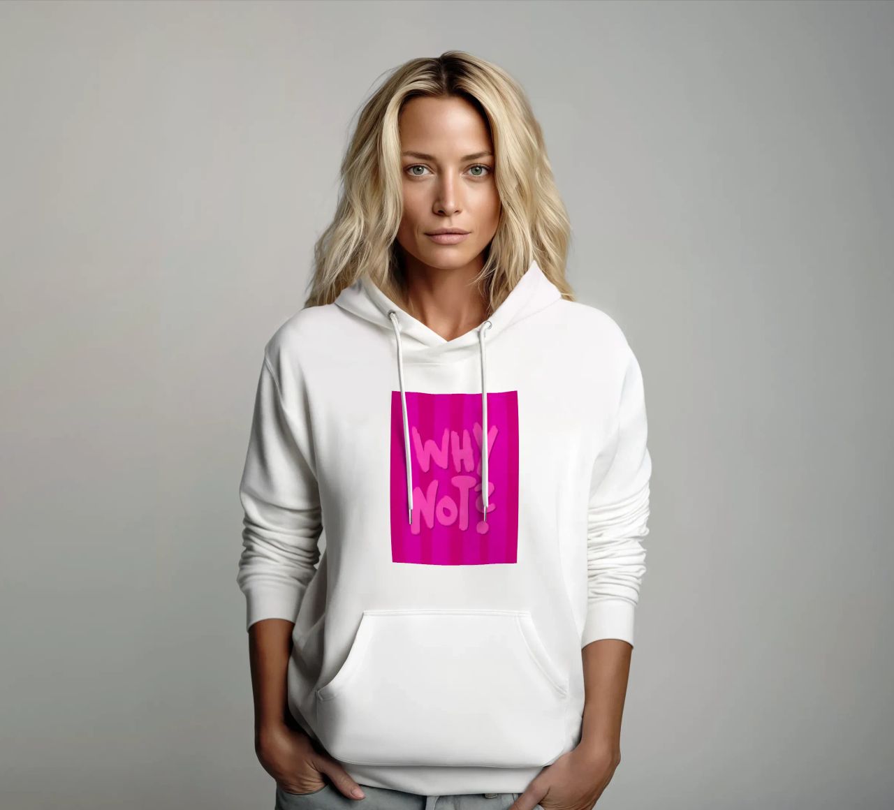 Why not? felpa con cappuccio da Illustration Raissa Oltmanns