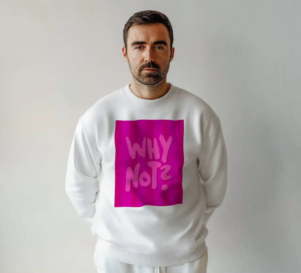 Why not? Sweatshirt von Illustration Raissa Oltmanns