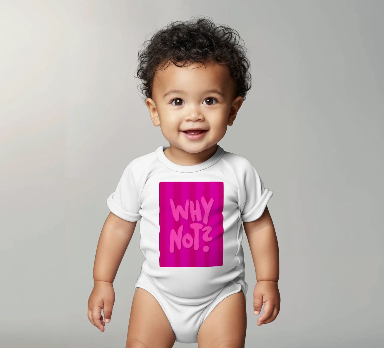 Why not? body neonato maniche corte da Illustration Raissa Oltmanns