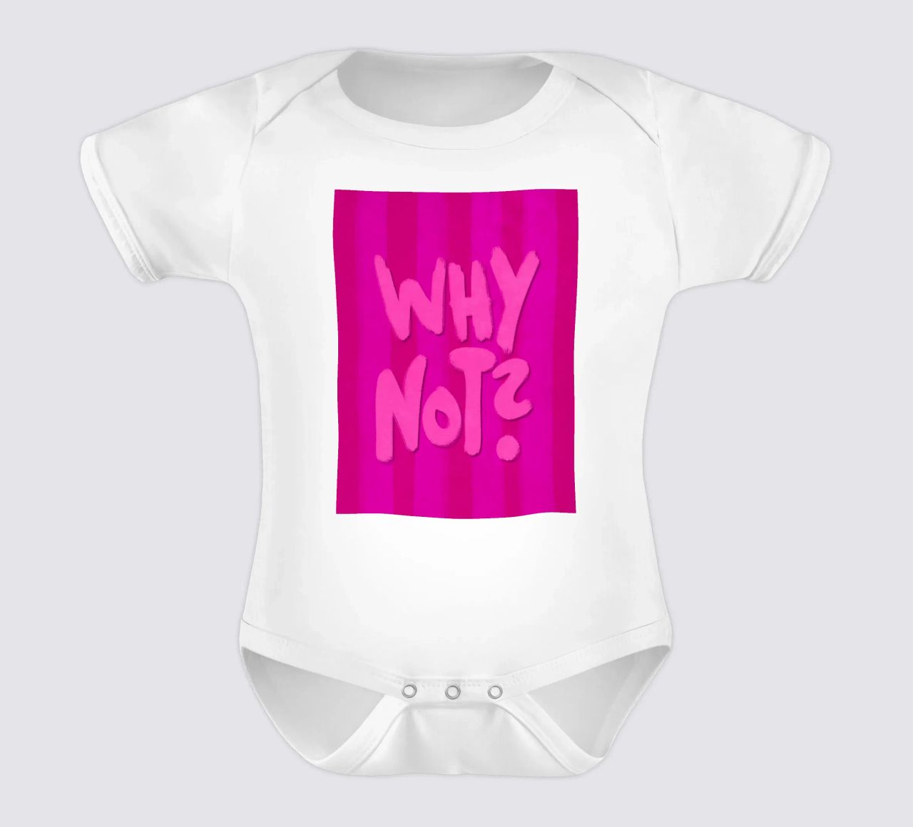 Why not? body neonato maniche corte da Illustration Raissa Oltmanns